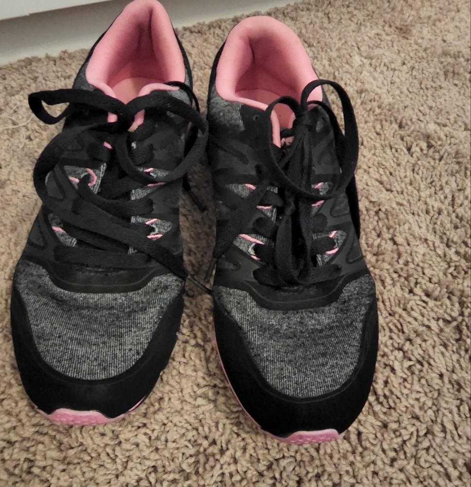 Black sneakers